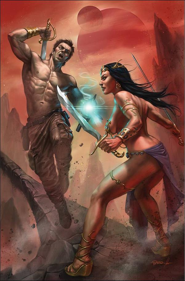 Dejah Thoris Versus John Carter issue 1-P Lucio Parrillo Virgin Cover