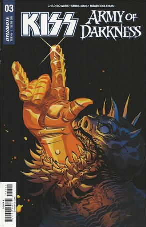 KISS / Army of Darkness issue 3 Kyle Strahm Cover