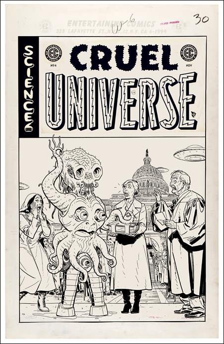 Cruel Universe issue 4-D KANO B&W 1:20 Cover