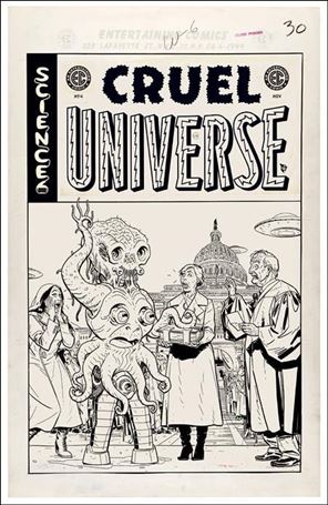 Cruel Universe issue 4-D KANO B&W 1:20 Cover