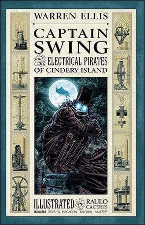 Captain Swing and the Electrical Pirates of Cindery Island issue 1-H MegaCon Cover 1/1000