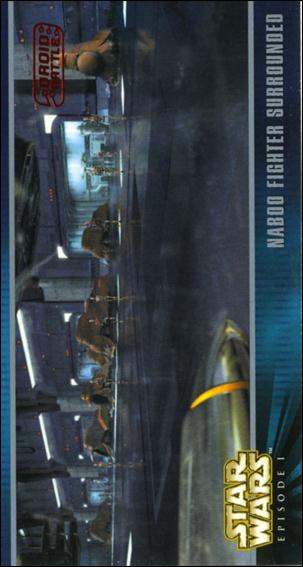 Star Wars: Episode I Widevision: Series 1 (Expansion Subset) card X-38 Naboo Fighter Surrounded