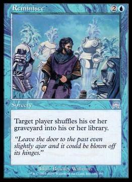 Magic the Gathering: Onslaught (Base Set) card 105 Reminisce