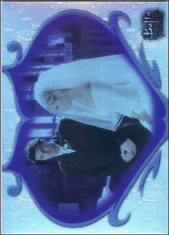Buffy the Vampire Slayer: Connections (Parallel Foil Base Set) card BC-14  Angel + Buffy: Magical Connection