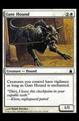 Magic the Gathering: Ravnica (Base Set)  card 19 Gate Hound