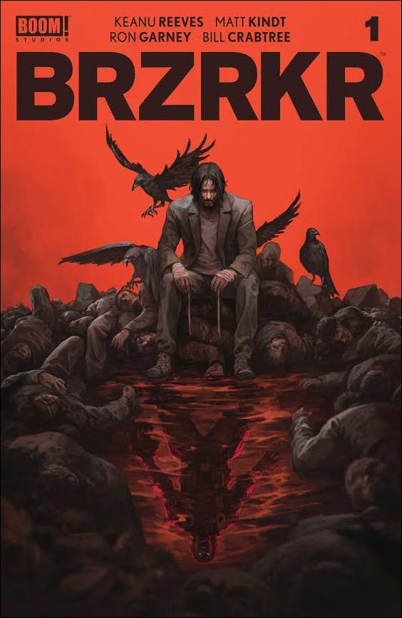 BRZRKR issue 1-SA Skan Forbidden Planet/Jetpack Comics Cover 1/1000
