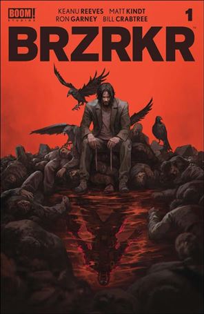 BRZRKR issue 1-SA Skan Forbidden Planet/Jetpack Comics Cover 1/1000