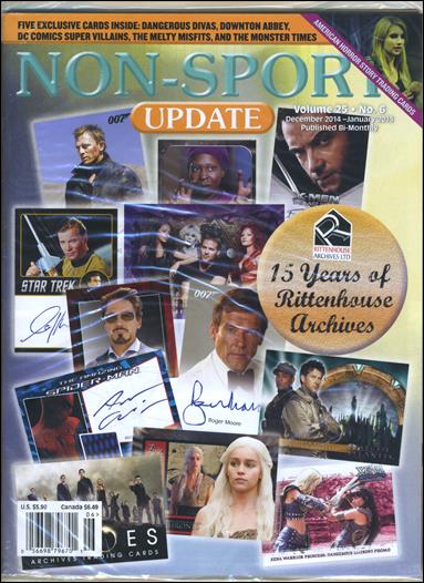 Non-Sport Update (2014) issue 6 Polybagged with Promo Cards
