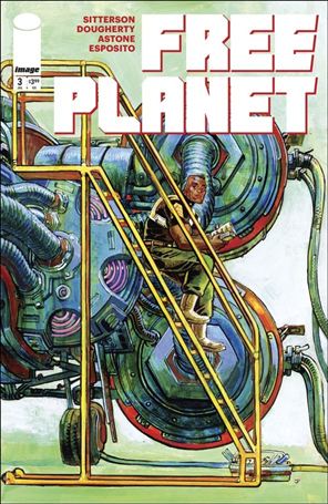 Free Planet (2025) issue 3-B Jed Dougherty Ladder Cover