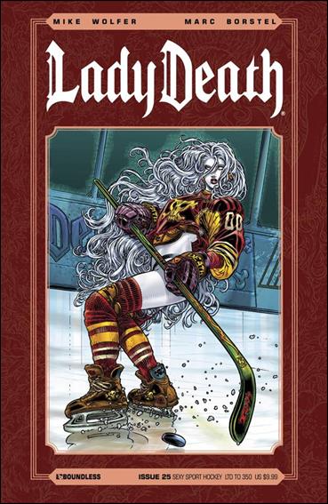 Lady Death (2010) issue 25-HD Sexy Sport Hockey Cover 1/350