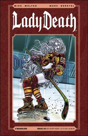 Lady Death (2010) issue 25-HD Sexy Sport Hockey Cover 1/350