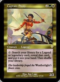 Magic the Gathering: Invasion (Base Set) card 237 Captain Sisay