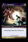 World of Warcraft: March of the Legion (Base Set) card 57 Exorcism
