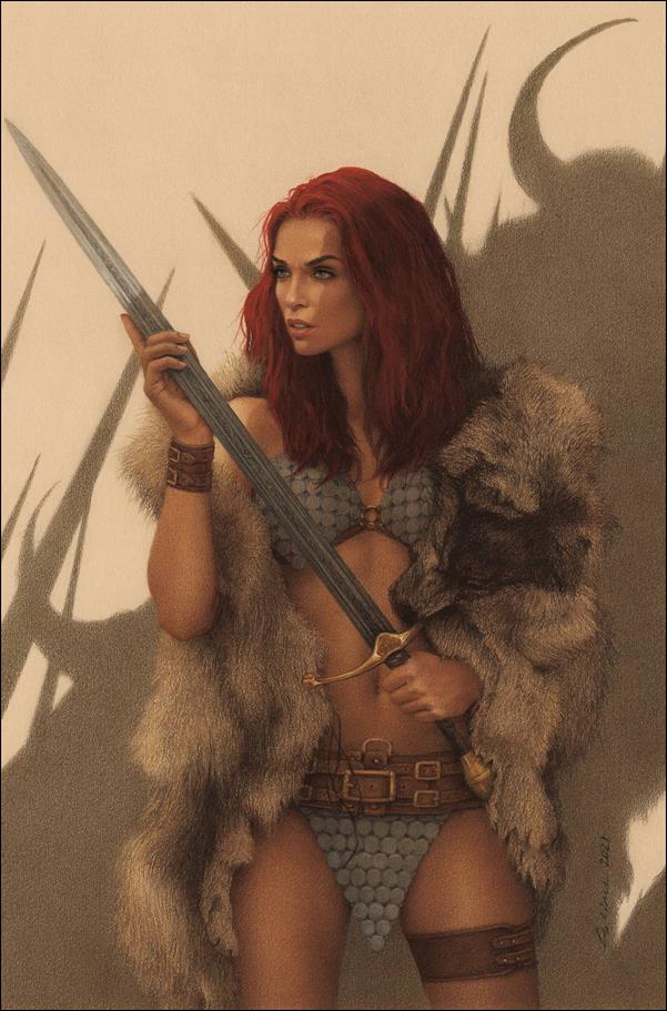 Invincible Red Sonja issue 8-V Celina Virgin Cover
