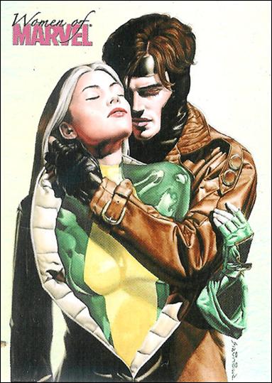 Women of Marvel (Embrace Subset) card E1 Rogue and Gambit