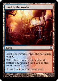 Magic the Gathering: Duel Decks: Izzet vs. Golgari (Base Set) card 34 Izzet Boilerworks