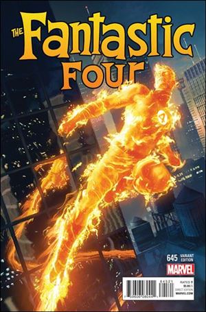 Fantastic Four (1961) issue 645-C Michael Komarck 1:15 Character Cover
