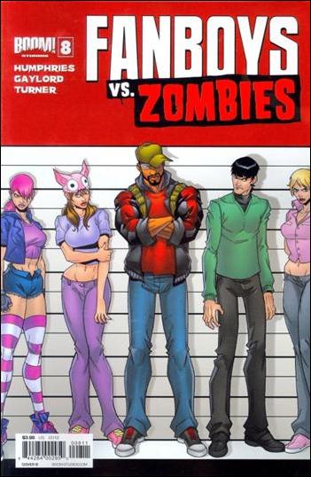 Fanboys vs Zombies issue 8-B Eddie Nunez Cover