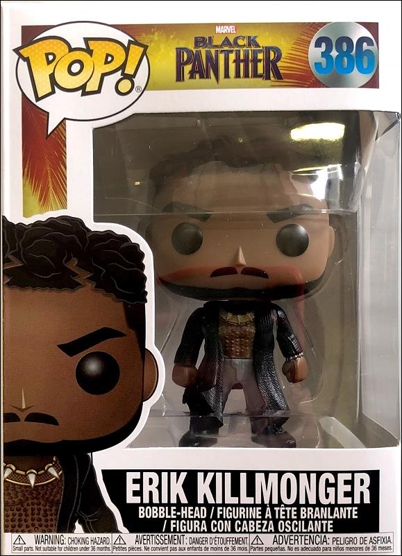 POP! Marvel figure 386 Erik Killmonger