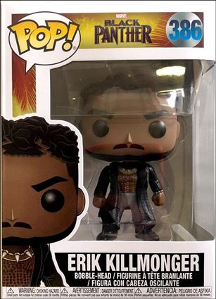 POP! Marvel figure 386 Erik Killmonger