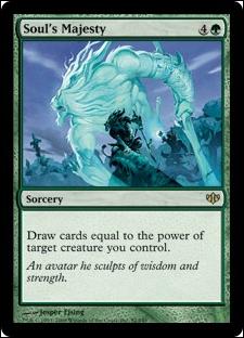 Magic the Gathering: Conflux (Base Set) card 92 Soul's Majesty