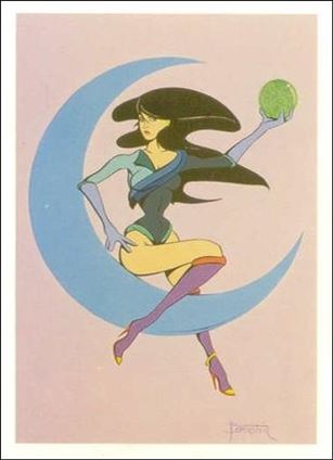 Art of Curves (Base Set) card 64 Fly me to the Moon