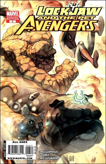Lockjaw and the Pet Avengers issue 3-B Niko Henrichon 1:10 Cover