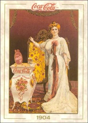 Coca-Cola Collection Series 1 (Base Set) card 10 Lillian Nordica Calendar