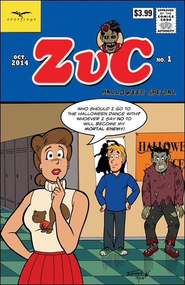 Zombies vs Cheerleaders: Halloween Special issue 2014-D Steven L. Frank Cover