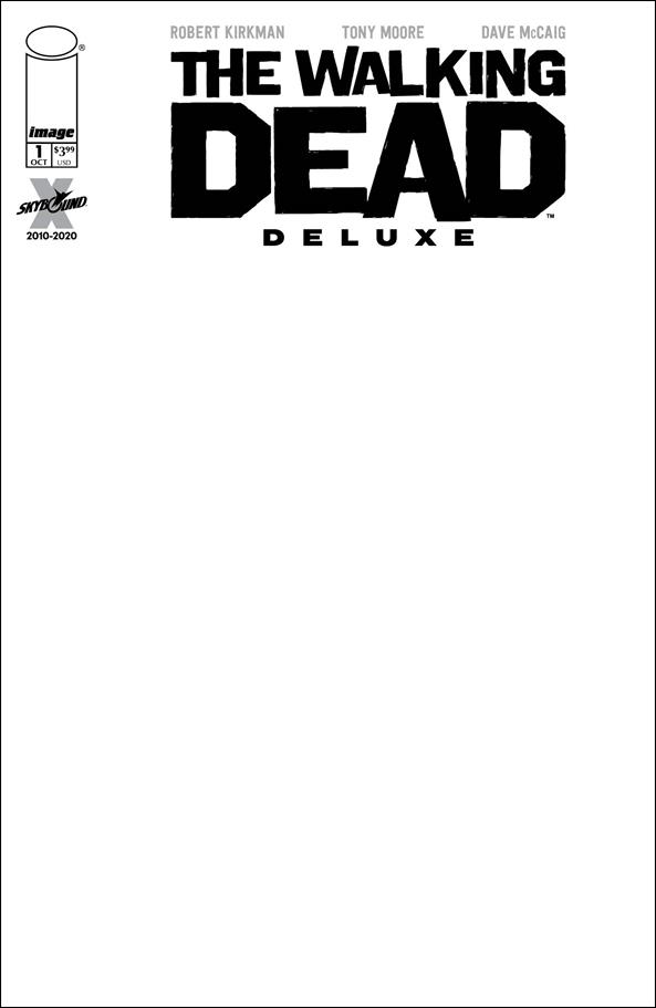 Walking Dead Deluxe issue 1-F Blank/Sketch Cover