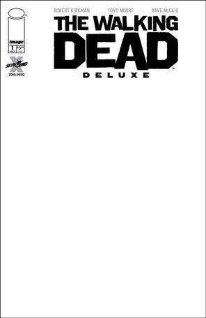 Walking Dead Deluxe issue 1-F Blank/Sketch Cover