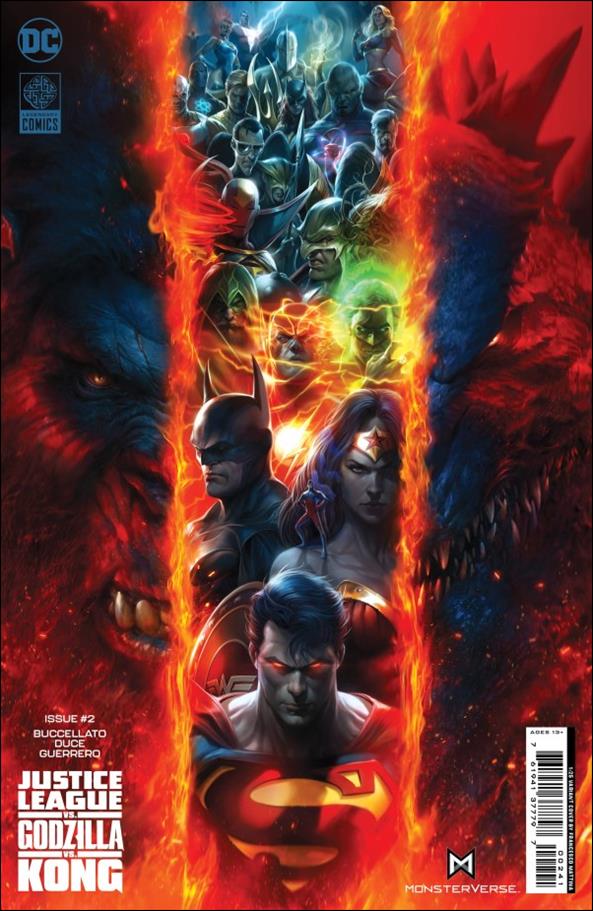Justice League vs. Godzilla vs. Kong issue 2-D Francesco Mattina 1:25 Cardstock Cover