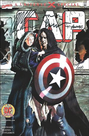 Universe X: Cap issue 1-E Dynamic Forces Signed Cover 1/500