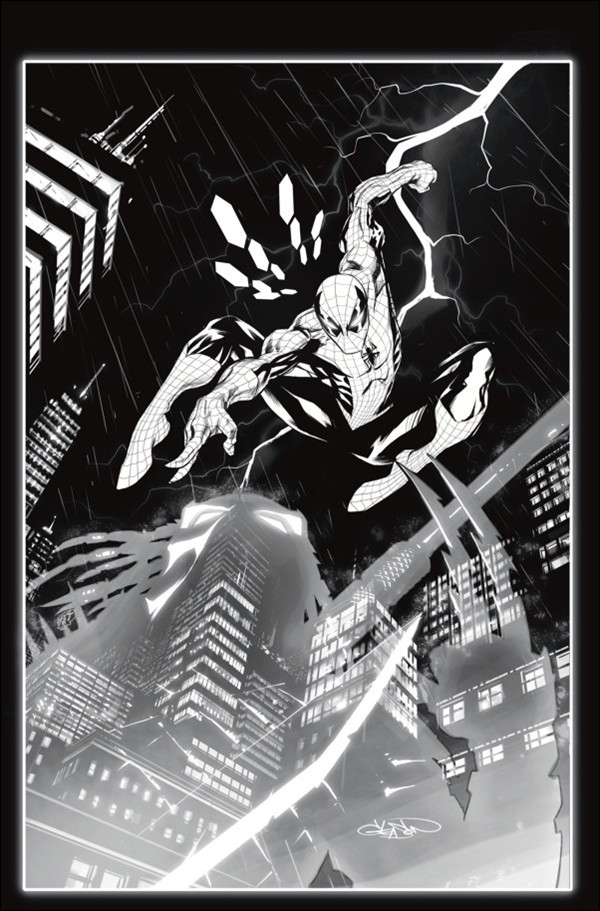 Predator vs. Spider-Man issue 3-F Patrick Gleason B&W Virgin 1:25 Cover (2nd Ptg)