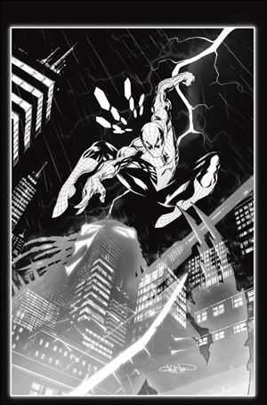 Predator vs. Spider-Man issue 3-F Patrick Gleason B&W Virgin 1:25 Cover (2nd Ptg)