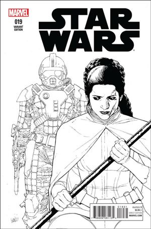 Star Wars (2015) issue 19-B Leinil Francis Yu 1:100 Sketch Cover