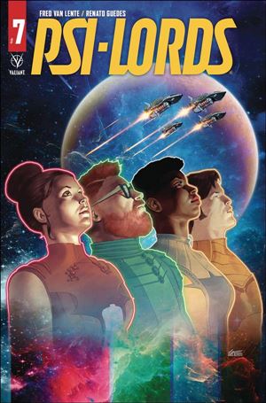 Psi-Lords (2019) issue 7 Ariel Olivetti Cover
