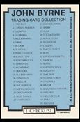 Best of Byrne (Base Set) card 1 Checklist