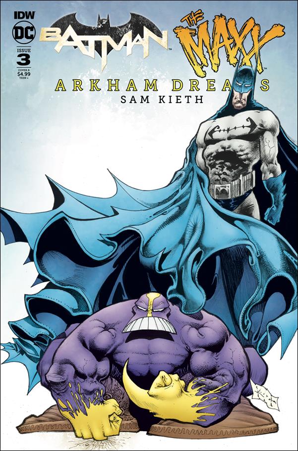Batman/The Maxx: Arkham Dreams issue 3-B Sam Kieth "Facing Front" Cover