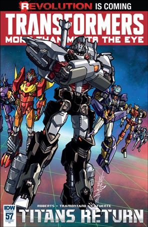 Transformers: More Than Meets the Eye (2012) issue 57-C Alex Milne 1:10 Cover