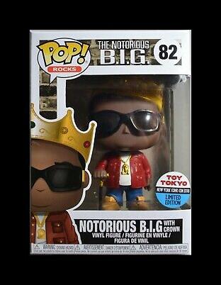Pop! Rocks figure 82 Notorious B.I.G. with crown  (Toy Tokyo)