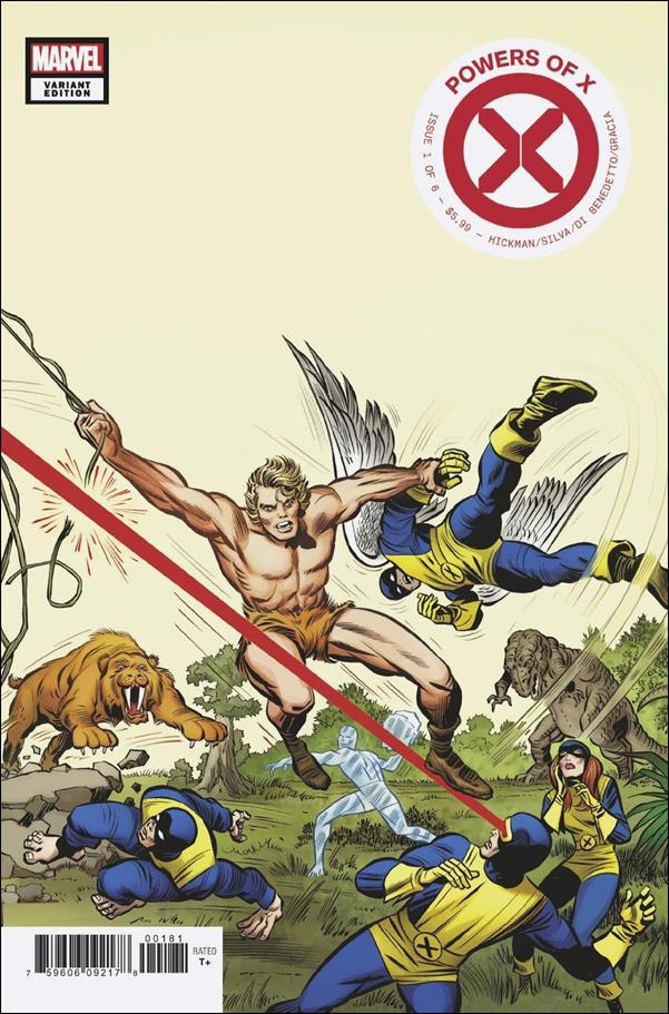 Powers of X issue 1-K Jack Kirby 1:100 Hidden Gem Cover