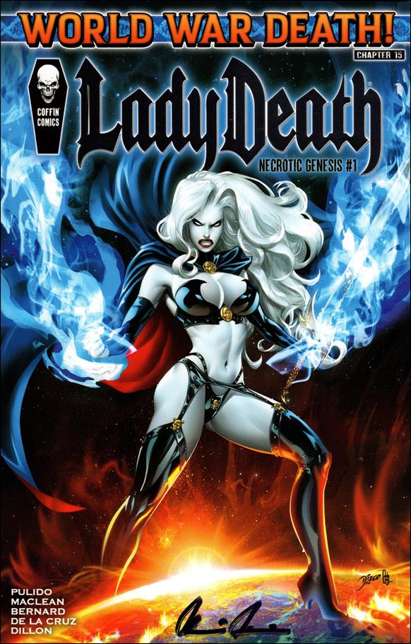 Lady Death: Necrotic Genesis issue 1 Diego Bernard Premiere Edition Cover