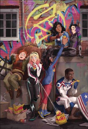 Marvel Rising: Omega issue 1-B Helen Chen Cover
