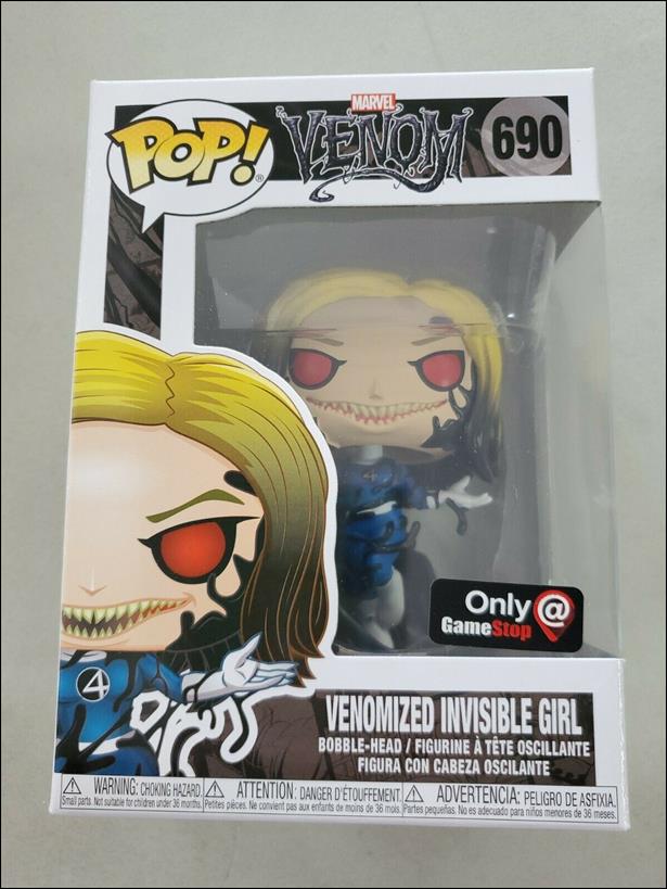 POP! Marvel figure 690 Venomized Invisible Girl