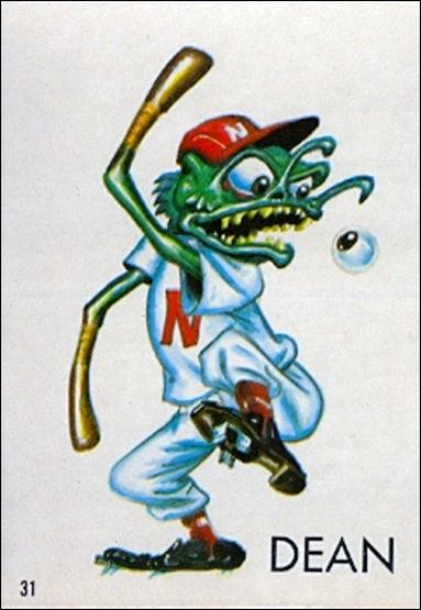 Ugly Stickers (1965) (Base Set) card 31-B Dean