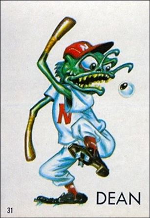 Ugly Stickers (1965) (Base Set) card 31-B Dean