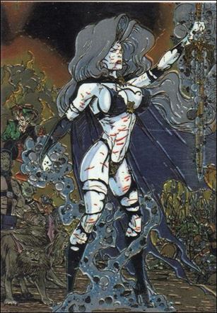Lady Death Series II (Parallel Sticker Base Set) card 36 Reclaiming Destiny