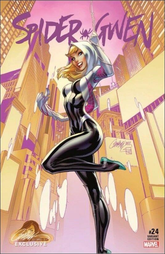 Spider-Gwen (2015/12) issue 24-E J. Scott Campbell Ghost Spider Cover