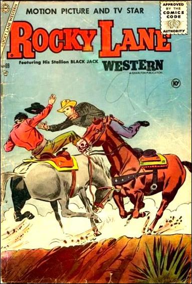 Rocky Lane Western (1954) issue 69